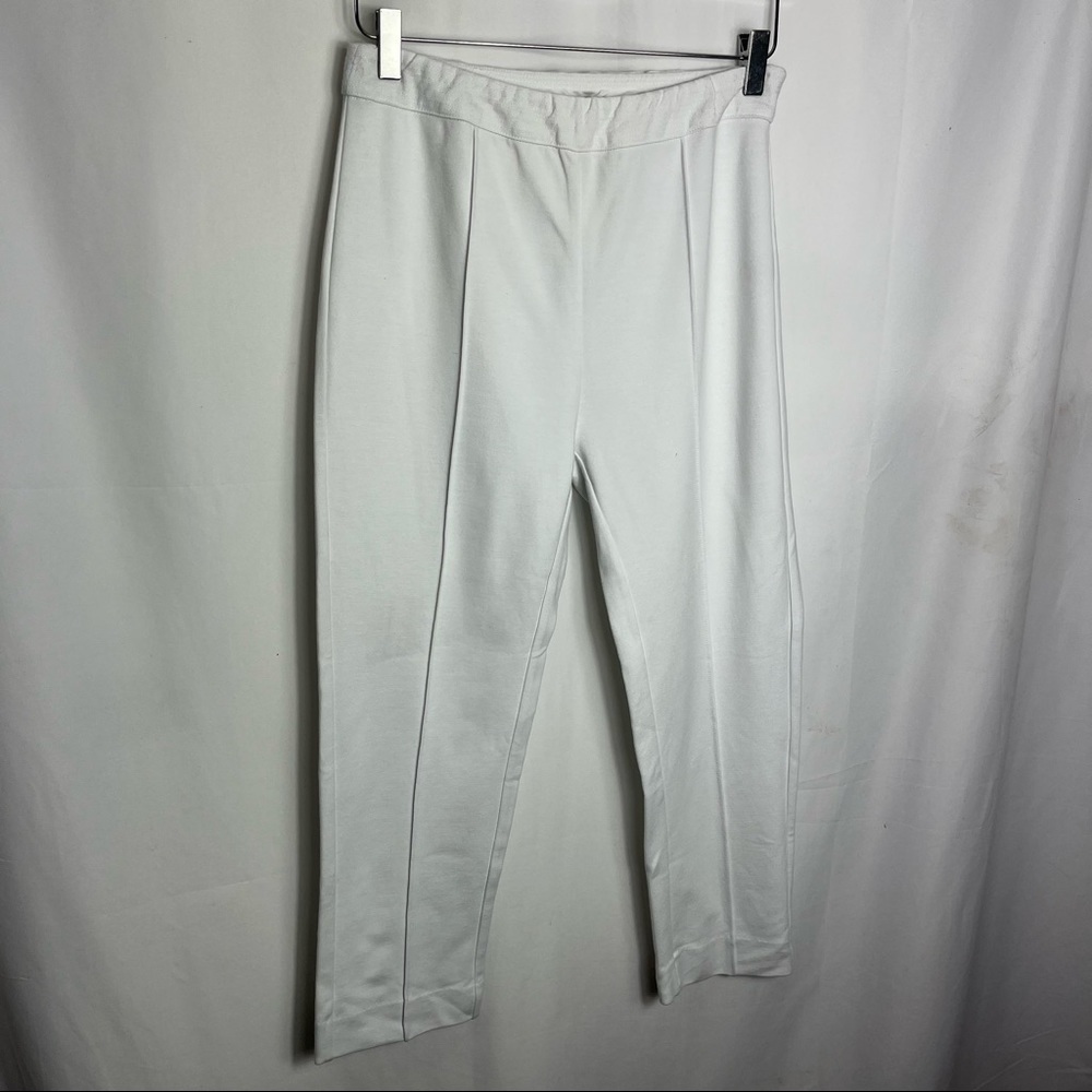 Soft Surroundings Superla Stretch Pull-On Straight Leg Crop Pants size s 1210